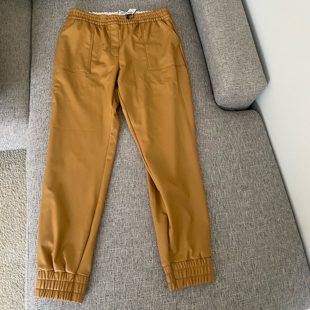 Express leather joggers- new with tags